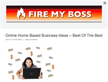 Tablet Screenshot of firemyboss.net